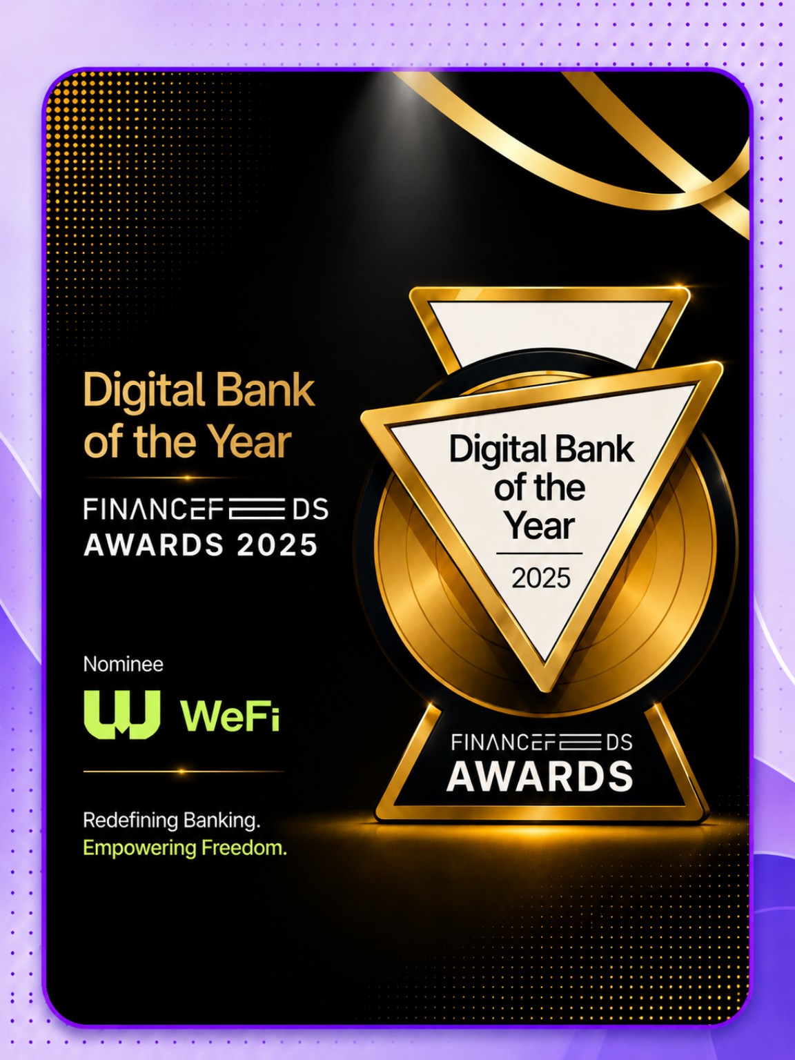 WeFi Digital Bank of the Year 2025 Award